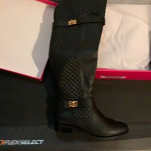 Black over the knee size 10